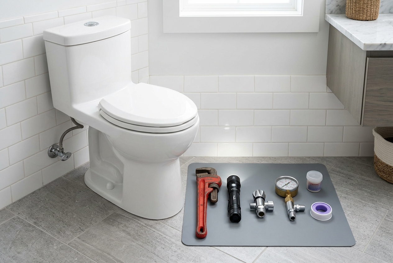24/7 Emergency toilet repair technician fixing overflowing toilet leak